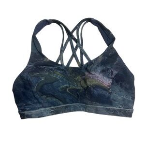 Lululemon Athletica Blue and Gray Sports Bra